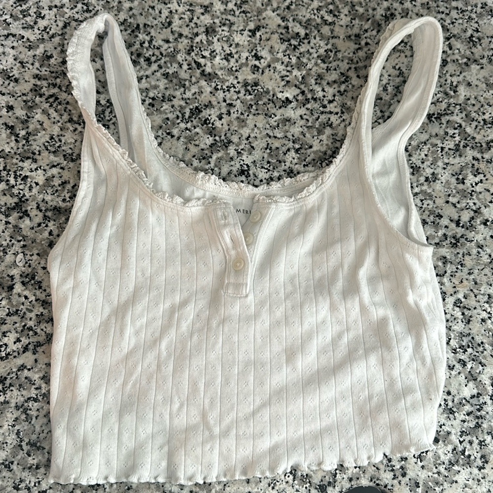 American eagle cropped tank